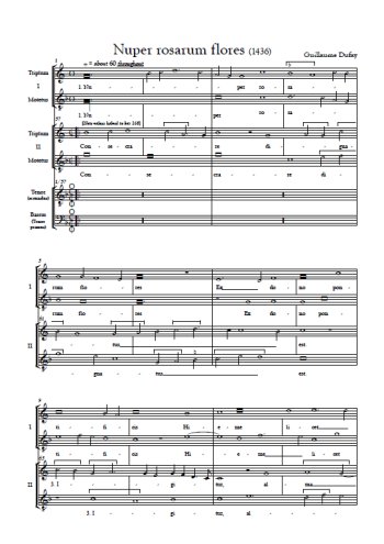Guillaume Dufay - Nuper rosarum flores